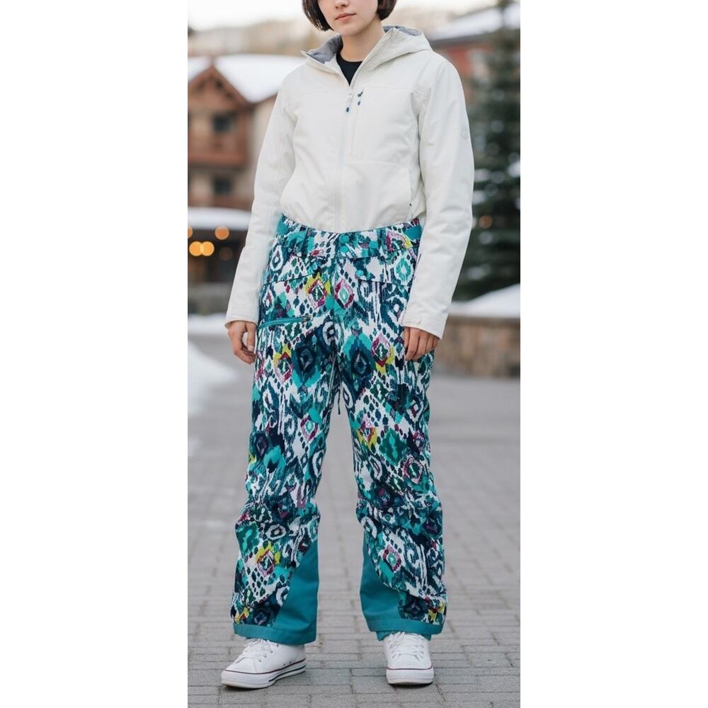 *Flawed Patagonia Girls Snowbelle Pants Ski Snowboard Multi Color No Size Large? - Picture 14 of 15